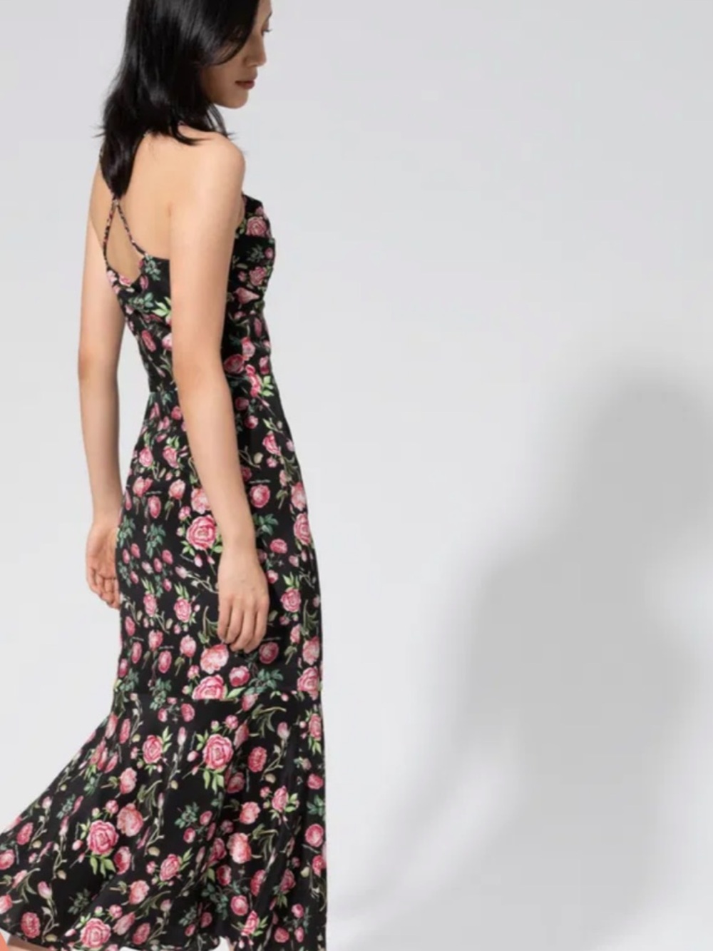 New Fabrique Martina Rosie Black Dress in Mulberry Silk Blend - Picture 8 of 11